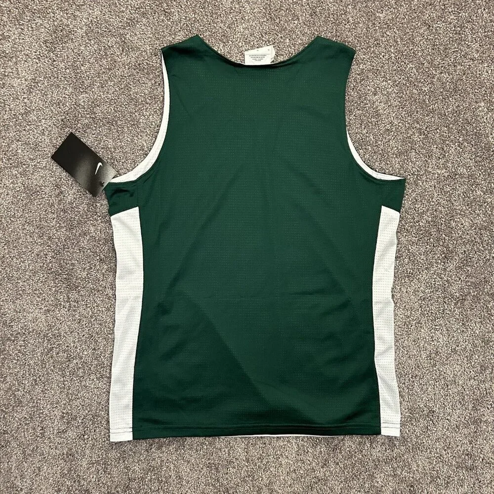 Nike Reversible Basketball Tank Training Practice Green White Kids Size XL - NWT